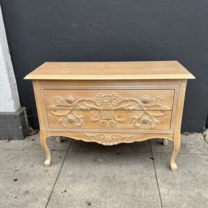 Blond Two Draw Commode