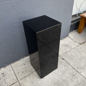 Black Plexiglass Pedestal