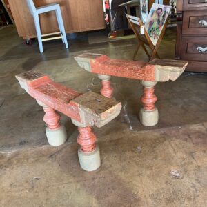 Pair Of Wood Antique French Corbels