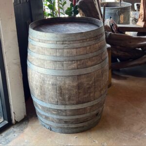Oak Barrel Table