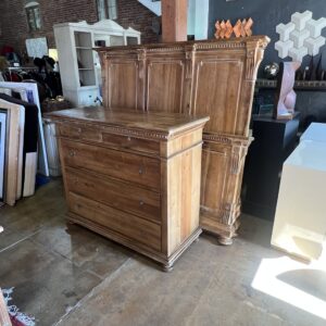 Restoration Hardware Neoclassical-Style Bleached Wood Bedroom Set