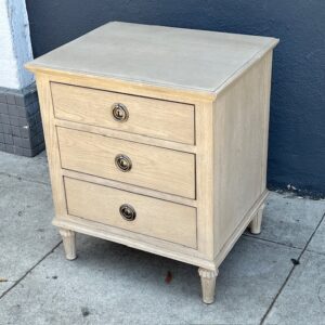 Restoration Hardware Contemporary Three-Drawer Night Stand