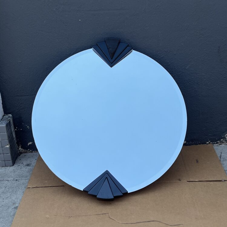 Art Deco Round Mirror