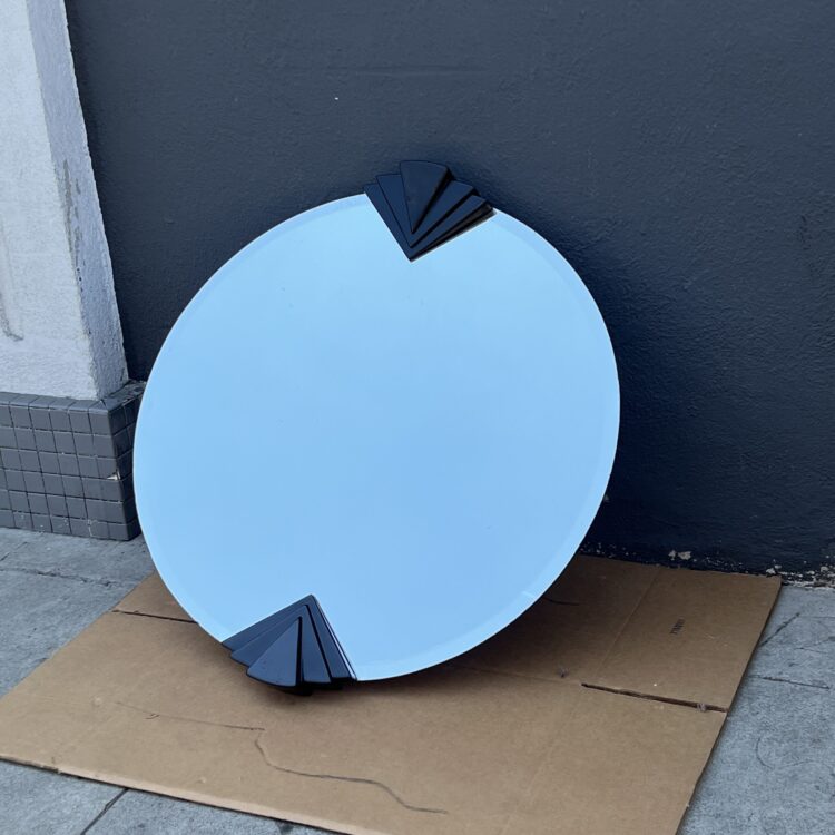 Art Deco Round Mirror - Image 4
