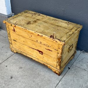 Painted Wood Trunk