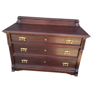 Victorian Eastlake 3 Drawer Dresser