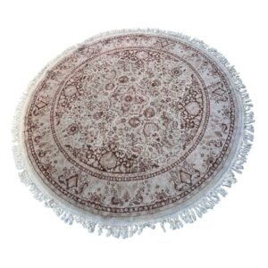 Beige Round Rug