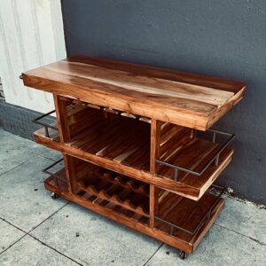 Hardwood Rolling Bar