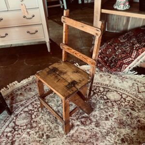 Antique Transformer Chair/Step Ladder