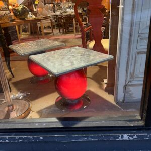 Pair Of Contemporary Lamp Tables Sold