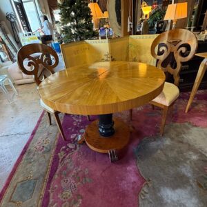 Biedermeier - Style Occasional Table and Chairs