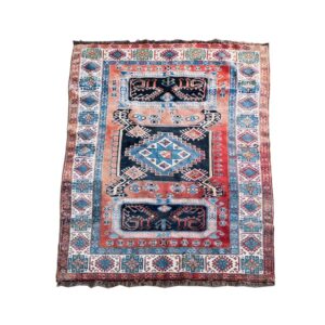 Persian Red and Blue Rug