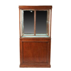 Vintage Mahogany Vitrine Cabinet with illuminated interior