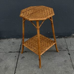 Rattan Tiered Table