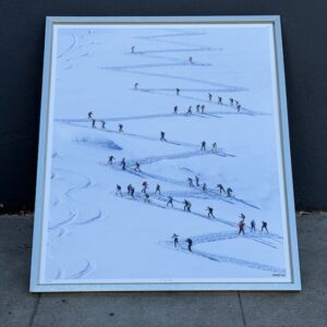 Ski Slope Photos Silver Framed