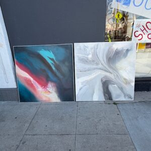 Oil On Canvas Large Abstract Paintings