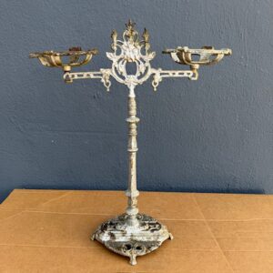 Early 20th Century Victorian Cast Iron Ashtray Stand