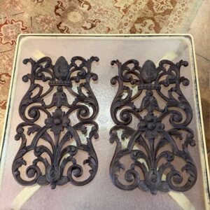 Pair of Carved Wood Panels