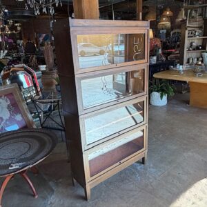 Vintage Four Section Lawyers Book Shelf