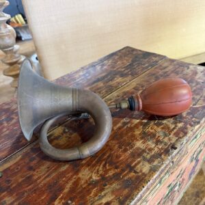 Vintage 1920’s Brass and Rubber Squeeze Bulb Car Horn