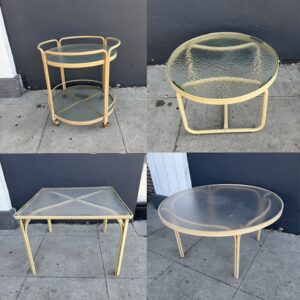 Brown and Jordan Outdoor Tables