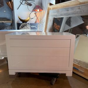 Pair of Modern White Dressers