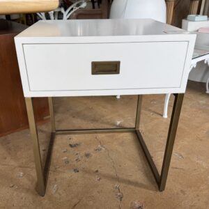 Restoration Hardware Metal Side Table
