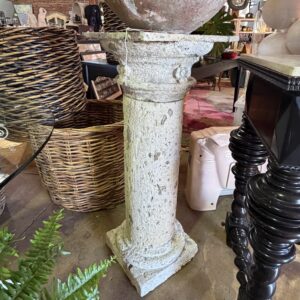 Antique Cast Stone Classical Column Pedestal