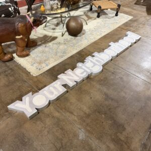 YourNeighborhood Aluminum Sign