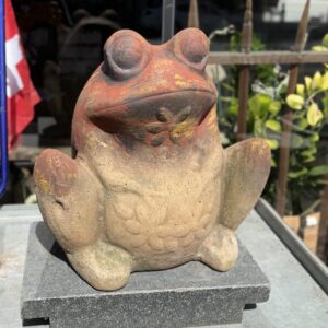 Vintage Terracotta Frog Planter