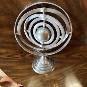 Mid Century Cast Aluminum Armillary