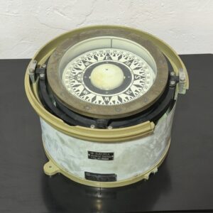 Vintage Saura Magnetic Compass — Japanese Ship’s Binnacle Compass, Type B-180