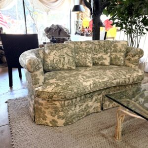 Toile Upholstered Sofa