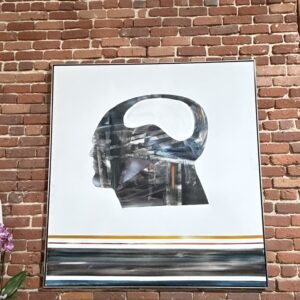 Contemporary Abstract Painting Of Head