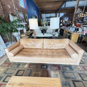 Dennes Leather Sofa West Elm