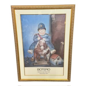 Fernando Botero “Child On Horse” Framed Offset Lithograph Poster