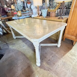 Painted Parquet Dining Table